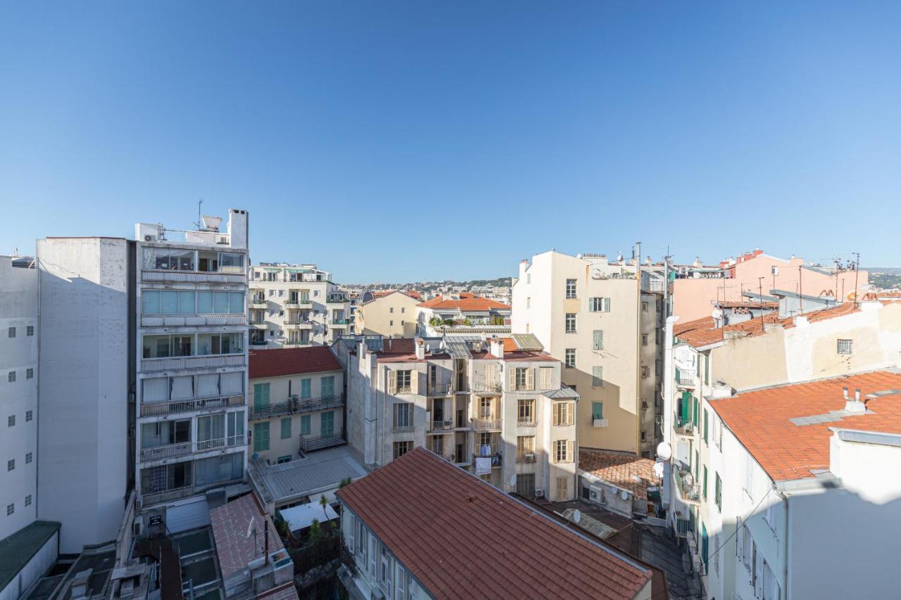 1 Su Ede - Dernier Etage Ascenseur - 1 Min Plage Et Zone Pietonne Nice Ngoại thất bức ảnh